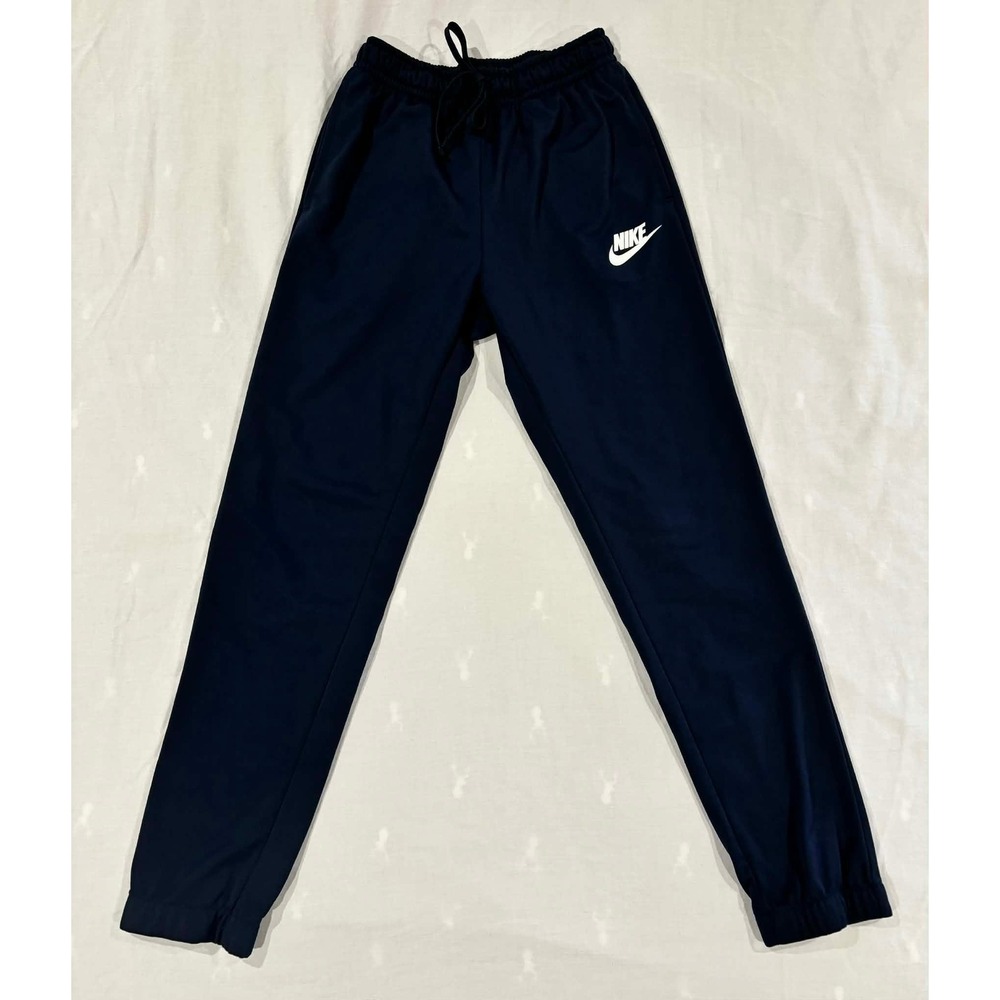 Nike Mens Sportswear Track Pants Navy Blue Joggers Small